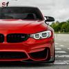 Защитная накладка на угол переднего бампера из углеродного волокна для BMW M3/M4 F80/F82.