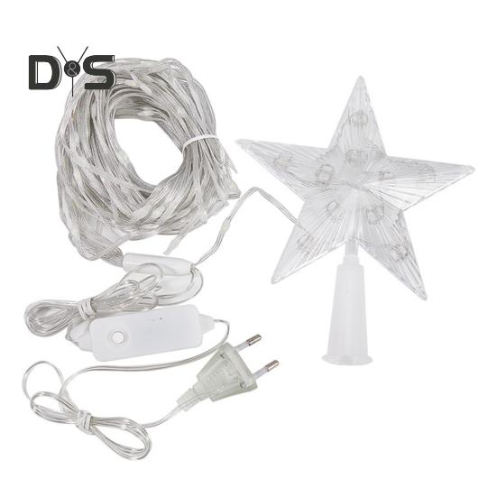 Рождественская елка каскадные мерцающие огни 8 режимов Регулируемая функция таймера Водонепроницаемый Простая установка каскадные мерцающие огни для елки