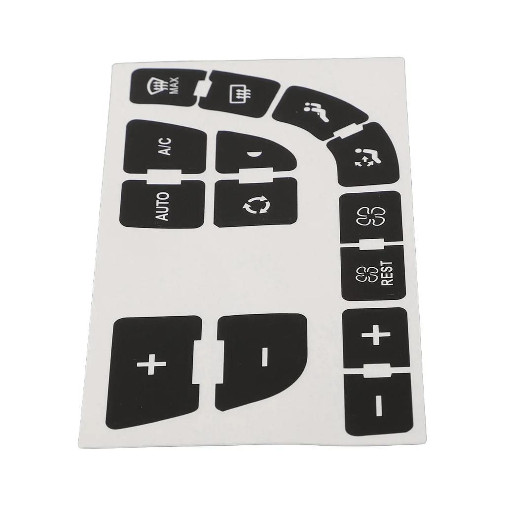 Набор наклеек для ремонта кнопок для C4, Grand, Picasso, наклейка на управление кондиционером, внутренние наклейки на кнопки автомобиля, отделка из винила