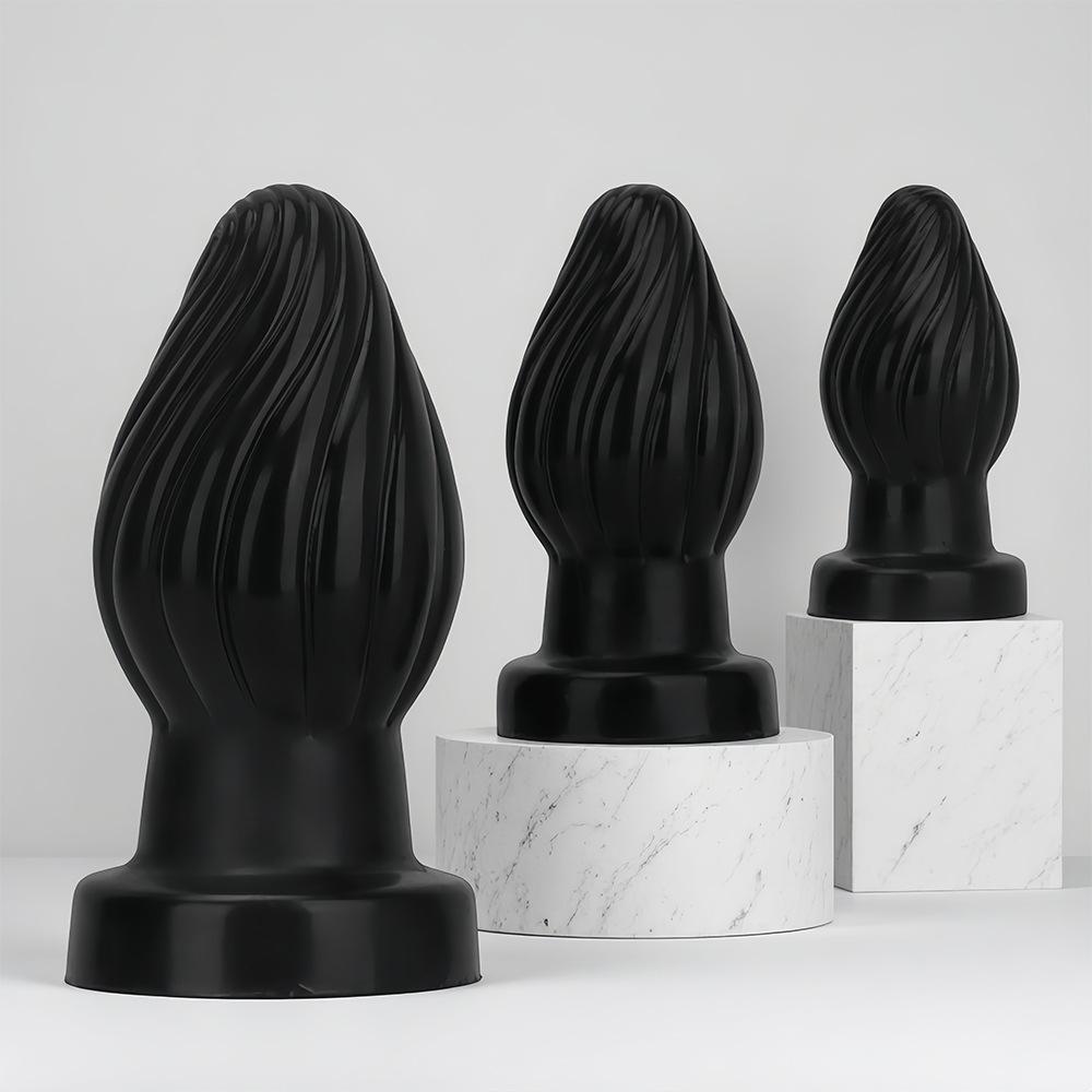 Большая силиконовая анальная пробка дилататор растягивающая секс-игрушка для пар взрослых 18+ фистинг большой член дилдо