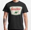 РАСПРОДАЖА!! Sinclair Oil Винтажный Логотип Ретро Винтажный Унисекс Логотип Новые Поступления Весна/Лето Обычная Посадка Повседневный Уличная Одежда Мужчины Женщины
