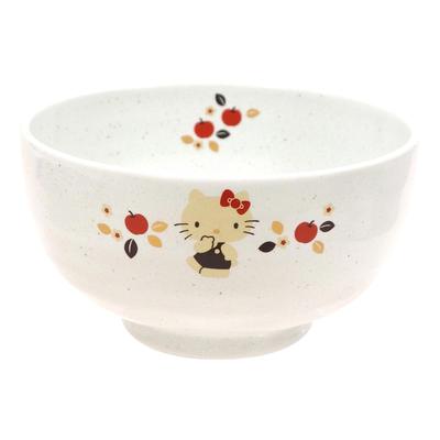 Sanrio Рис Микроволновая печь и Посудомоечная машина Hello Flower Яблоко Сделано в Продукт 364137 Миска "Hello Kitty", Прибл.. 16 см, Безопасный, Посуда, Товары, Китти,