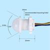 1-4 шт. Мини-датчик движения PIR, выключатель света, переменный ток 110 В - 240 В, инфракрасный детектор человеческого тела, автоматическое включение и выключение для дома, без регулируемой задержки