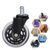 Swivel Office Chair Caster Wheel PU Rotatable Caster Universal Universal Wheel Home Office Chair
