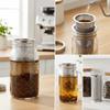 Stainless Steel Cold Brew Coffee Filter Ultra Fine Mesh Wide Mouth Coffee Filter  Fruit Infuser