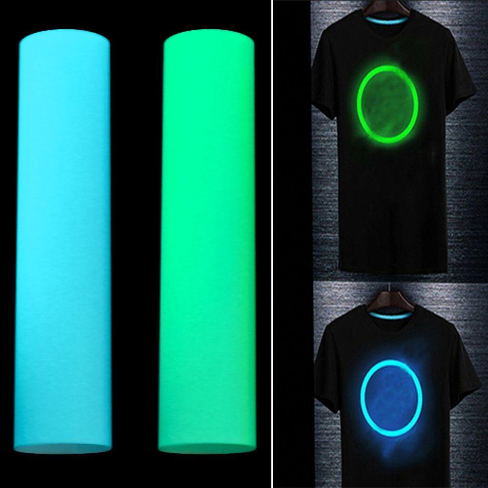 Iron On T-Shirts Garment Crafts Film Hot Transferred Luminous Craftables Heat Transfer Vinyl