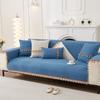 Sofa Seat Cover Modern Simple Non-Slip Waterproof Sofa Cushion Chenille Sofa Cushion Four Seasons Universal