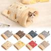 Cute Cat Sleeping Bag Cartoon Thickened Cat Cave Bed Pocket Type Winter Warm Cat Nest Mat Pet Supplies