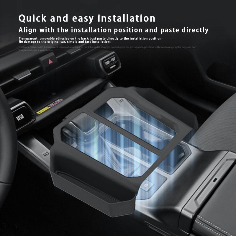 Center Console Gear Shift Storage Box ABS Car Gear Shift Protective Storage Tray Accessories For Toyota RAV4 Wildlander 2026