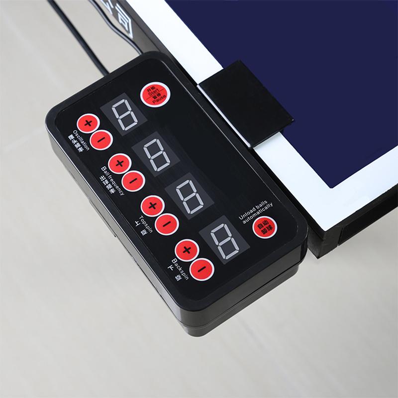 50 Вт Автоматический робот для настольного тенниса Пинг-понг машина для мячей Практика Переработка 0-9 Качание головы Скорость Новый Черный 80*34*34см