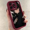 Ангел лестница черная кошка девушка для apple 15promax чехол для телефона iPhone14 девушка 13 темный