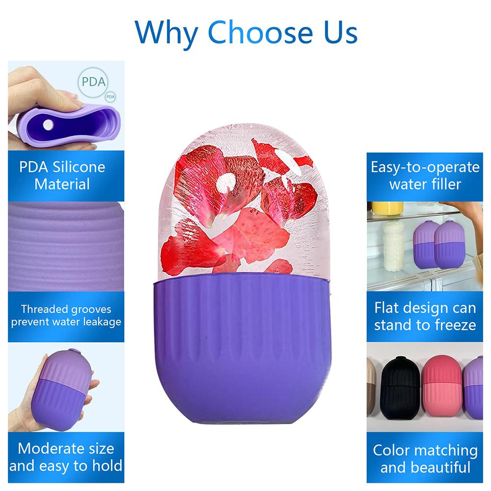 Silicone Ice Cube Mold For Women Facial Massage Remove Eye Puffiness Tighten Ice Roller Reusable Pain Relief Skin Lifting Tool