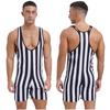 Men's One Piece Swimsuit Sleeveless Slim Fit Fitness Gym Sports Bodysuit Men Surfing Clothes