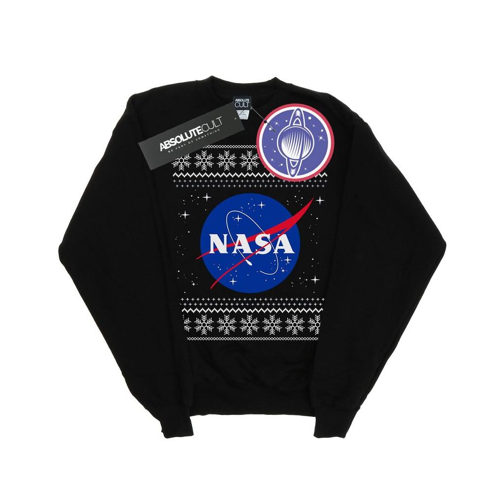NASA Womens/Ladies Classic Fair Isle Sweatshirt
