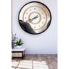 Round Canvas Wall Clock- Elegant Design Decorative 3d Printing -192