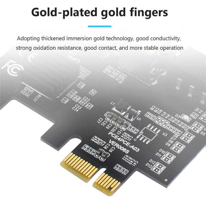 Адаптер PCIE 1x на 16x ci-express r Card 1 на 4 cie Slot USB 3.0 Card Multiplier Adapter для настольного компьютера