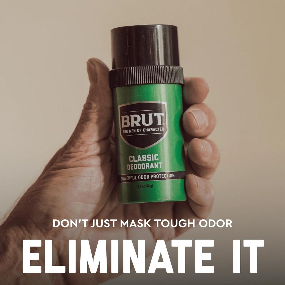 Dezodorant w sztyfcie dla mężczyzn bez alkoholu Classic Deodorant Brut 76 g