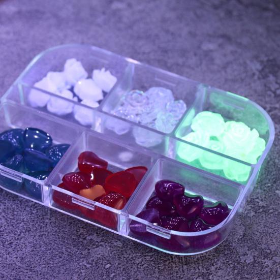 Нежные ювелирные изделия для дизайна ногтей, светящиеся украшения, многоцелевые