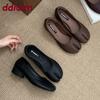 Fashion Female Soft Footwear Shallow Women Low Heel Pumps Shoes Fashion Strange Toe Ladies Heeled Slip On Shoes