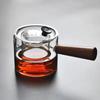 ZISIZ Ручной работы стеклянный чайник с боковой ручкой