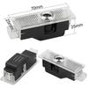 SQKR7 Car Sticker 2pcs Welcome Lamp LED Laser Projector Dynamic Door Courtesy Light Exterior Interior Decor For BMW E90 E60 F30 Series