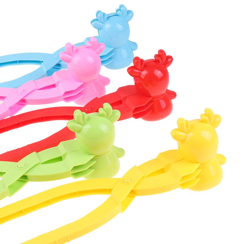 Симпатичные пятнистый олень в форме снежка, зажим для снежной глины, создатель шариков для занятий спортом на открытом воздухе, новые игрушки