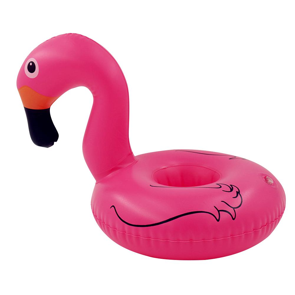 Inflatable Cup Holder PVC Swan Beverage Glass Holder Portable Water Inflatable Coasters for Holiday Birthday Party