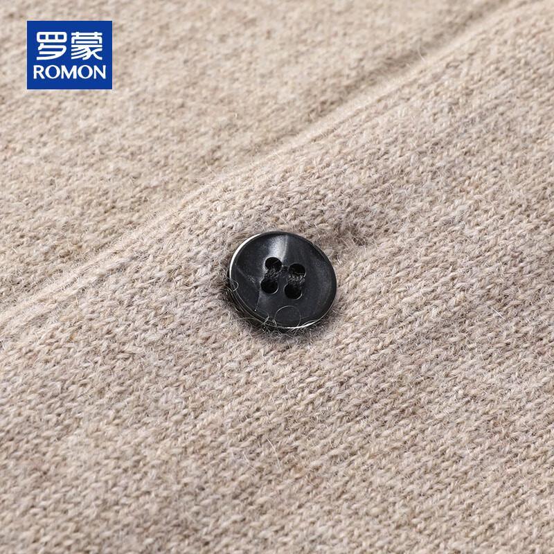 ROMON Мужской пуловер из 100% чистого кашемира с воротником-стойкой