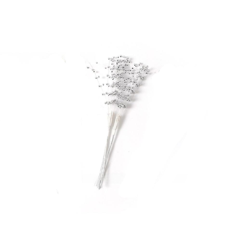 Plastic Artificial Pearl String Bouquet DIY Crafts Supplies Artificial Flowers Home Decoration