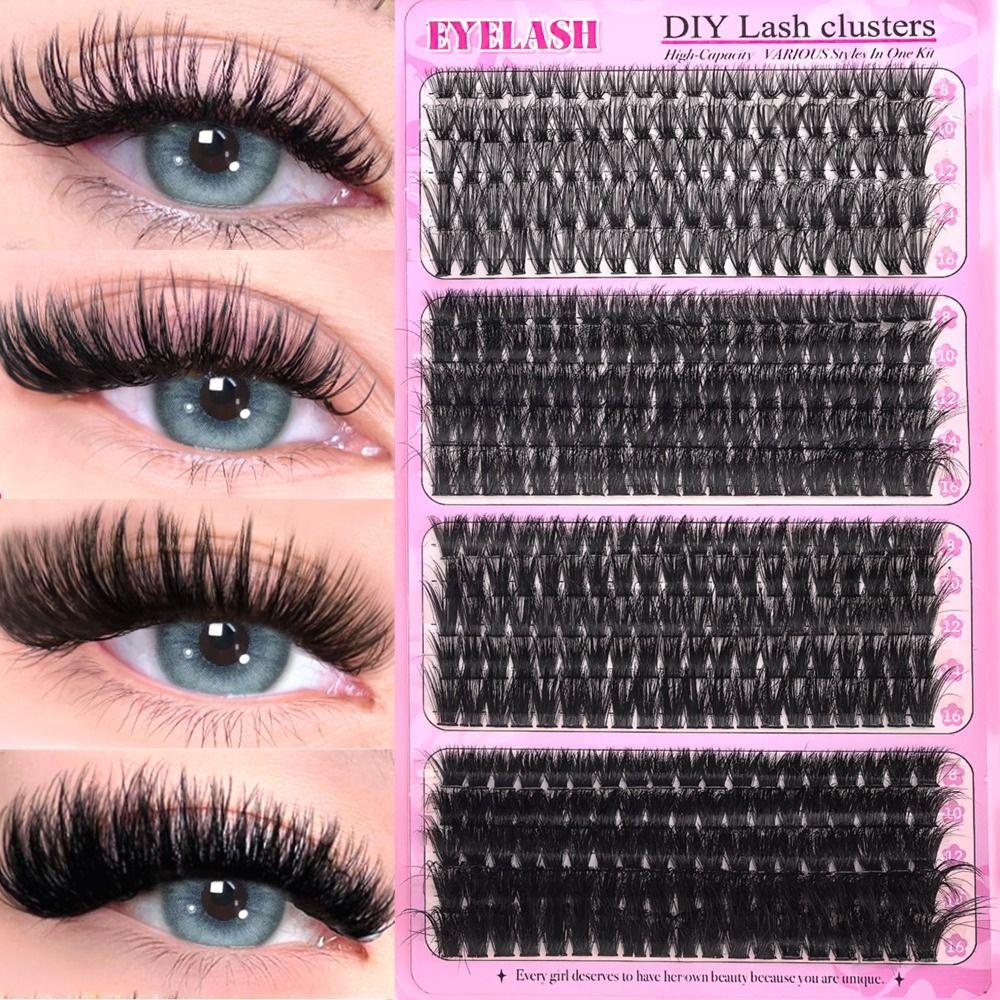 Wispy Style False Eyelashes Natural Look Fake Eyelash DIY Lash Extension Kit Eye Lash Extension