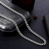 Ожерелье в стиле хип-хоп, мужские и женские простые цепи из титановой стали, аксессуары с тяжелой цепью