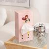 Face Towel Container Storage Box Large Capacity Dustproof Desktop/Wall-Mounted Tissue Storage Bin Paper