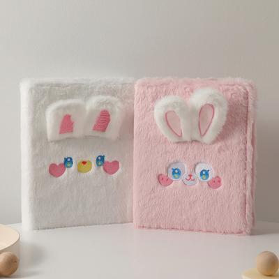 A5 плюшевая папка для блокнота, держатель для фотокарт, коллекция Kawaii, альбом для хранения фотографий, карманы для карт Kpop, рукава, канцелярские принадлежности