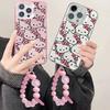 Милый ремешок Hello Kitty Чехол для телефона для Xiaomi Redmi 15 15C 14C 13C 12C A5 12 Note 14 Pro 13 12 Pro Plus 11 11S 4G 5G Корпус