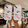 Three Dimensional Waves Suitable for IPhone 16 Yugui Dog Mobile Case Apple 13PRO Full Inclusive Cartoon Bear Protection Case