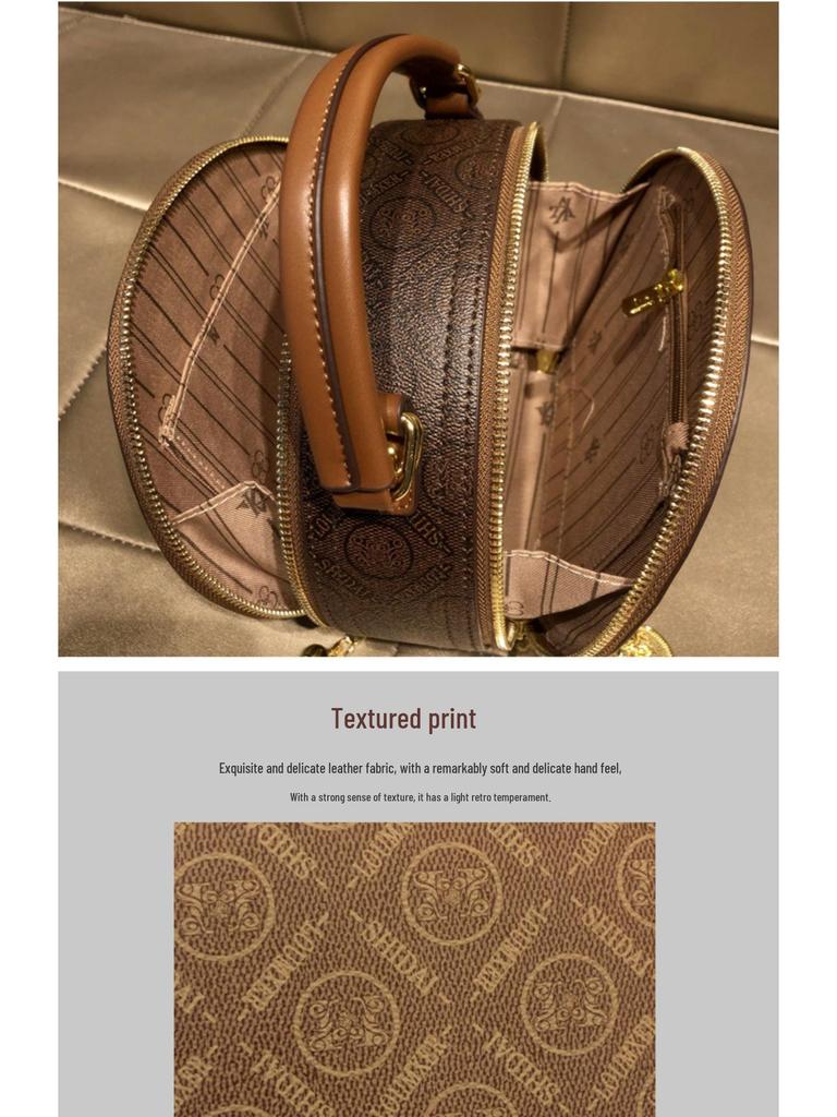 2025 Новая женская маленькая круглая сумка кроссбоди мини-сумочка