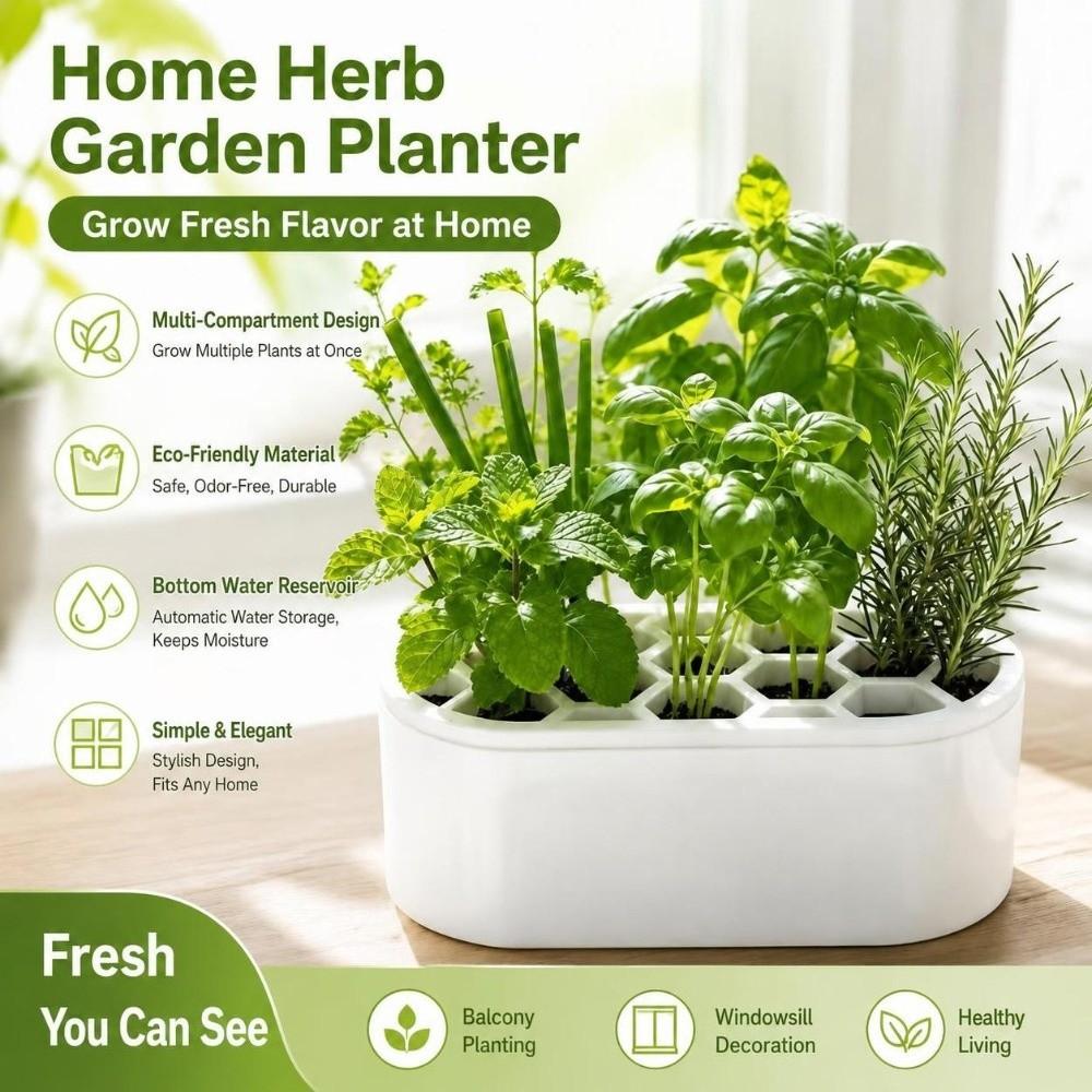 Multi-Hole Design Hydroponic Growing Kit Breathable Plastic Breathable Plant Container For Kitchen