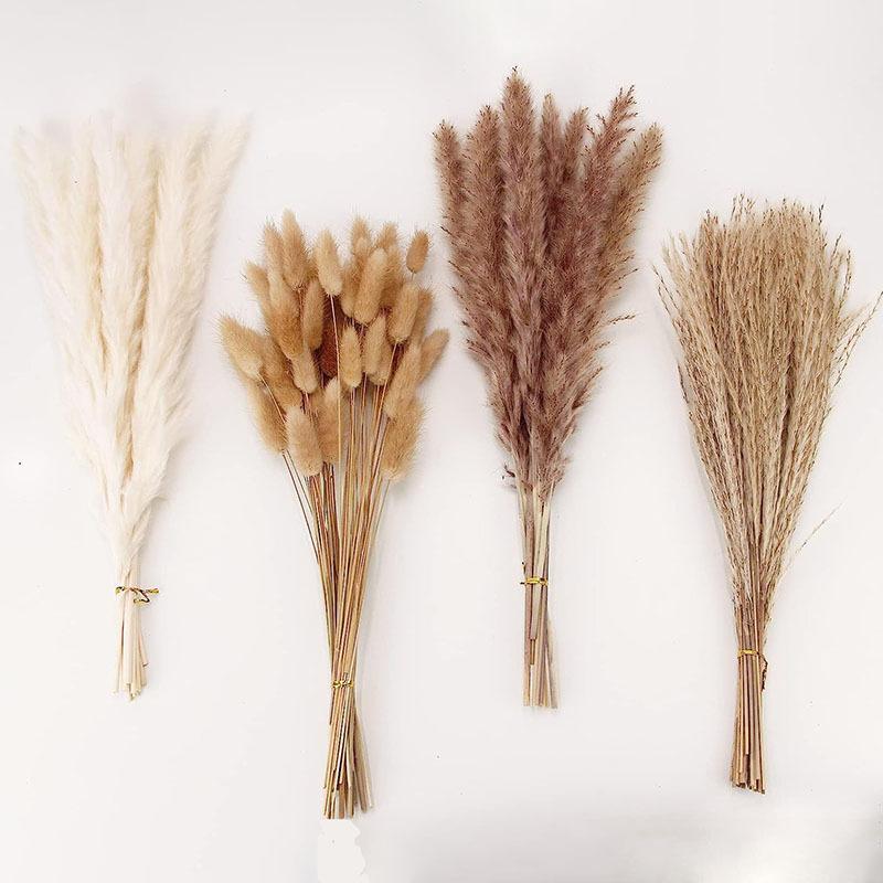Source Yunnan Dried Flower Bouquet Combination, Real Flower Pampas Grass Home Decoration Reed Rabbit Tail Grass Dried Flowers