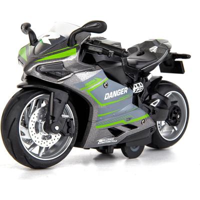 1/12 модель игрушки для мотоцикла, Ducati Danger, мини-игрушечная машина для мотоцикла с откатным механизмом со звуком и светом, подарок для мальчиков в возрасте от 3 до 12 лет