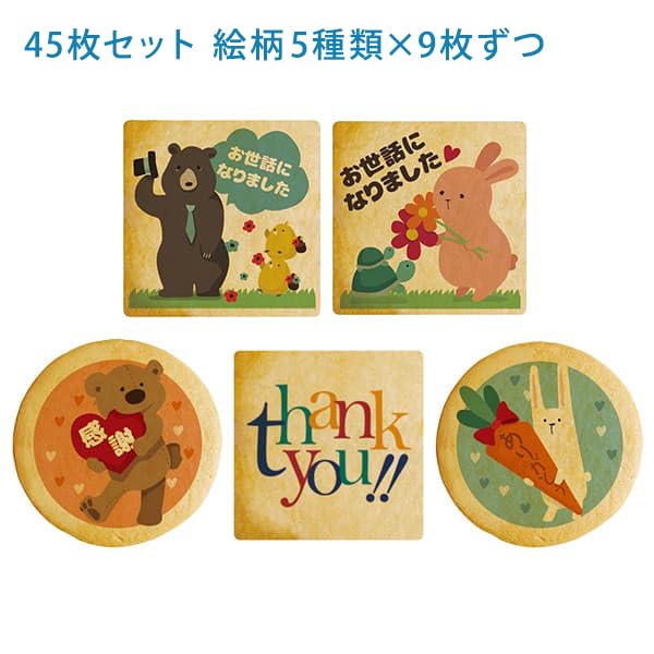 Sweets In the Sky Greeting Sweets Message Cookies 45 Pieces Order Now Transfer/Retirement