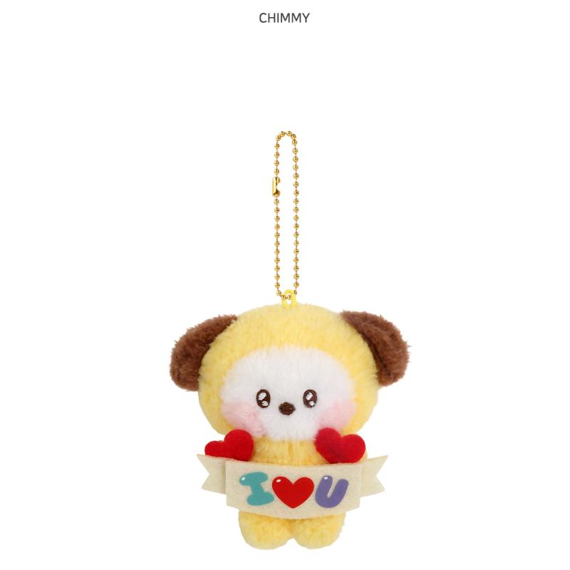 BTS BT21 Официальный плюшевый брелок [I Love U]