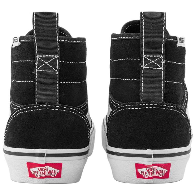 Vans Ashwood Hi Высокие кеды для скейтборда Женские Черно-белые кроссовки VN000D96BA2