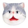 Lifelike Cute Cat Hand Puppet High Simulation Cat Head Open Movable Mouth Interactive Kids Toys