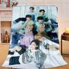 1PC Kpop Stray  Flannel Blanket Gift, Suitable for Both Men And Women, Soft Ideal for Beds And Sofa, Birthday Or Christmas Gift