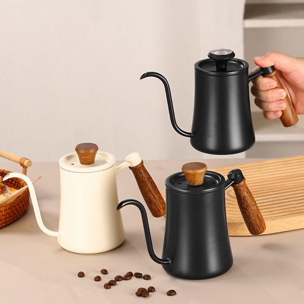 550ml/850ml Goose Neck Coffee Pot Stainless Steel Long Narrow Drip Carafe  Kitchen