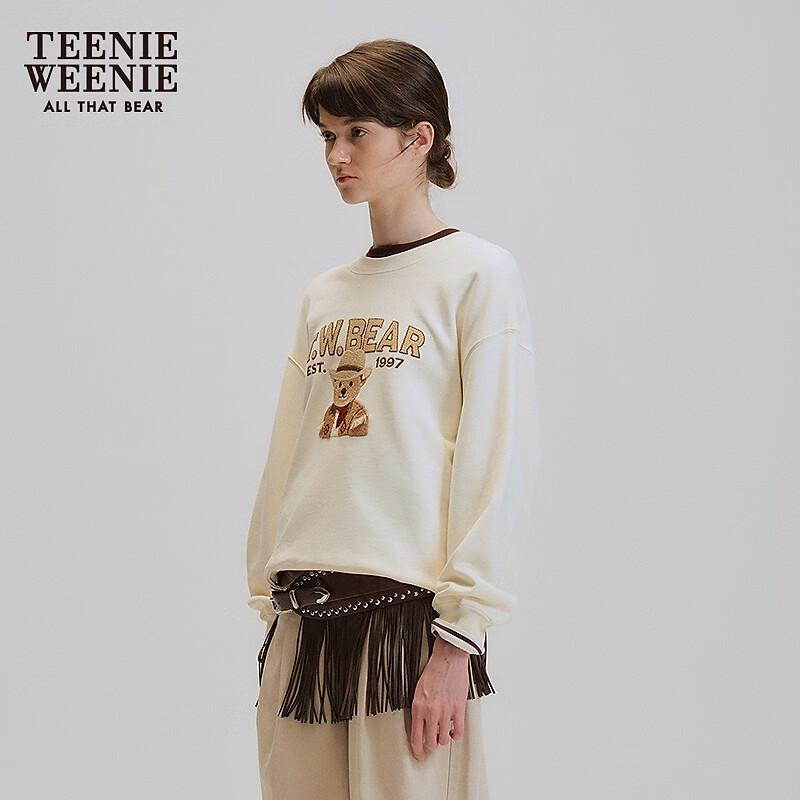 Teenie Weenie Женская толстовка с буквой и мишкой