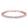 Women Bracelet Shiny Geometric Luxury Copper Stainless Wrist Bracelet Jewelry