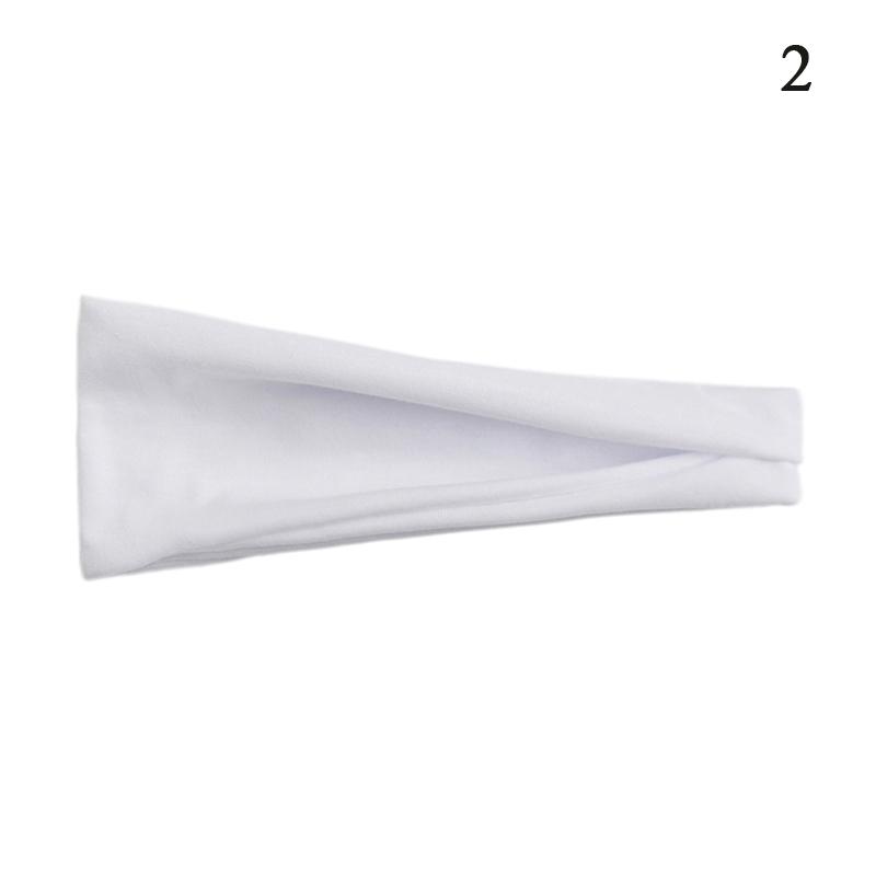 1 шт. Женская повязка на голову Тюрбан Однотонная Эластичные резинки для волос Повязка для волос для йоги Модная повязка для макияжа Обруч для волос Аксессуары для волос