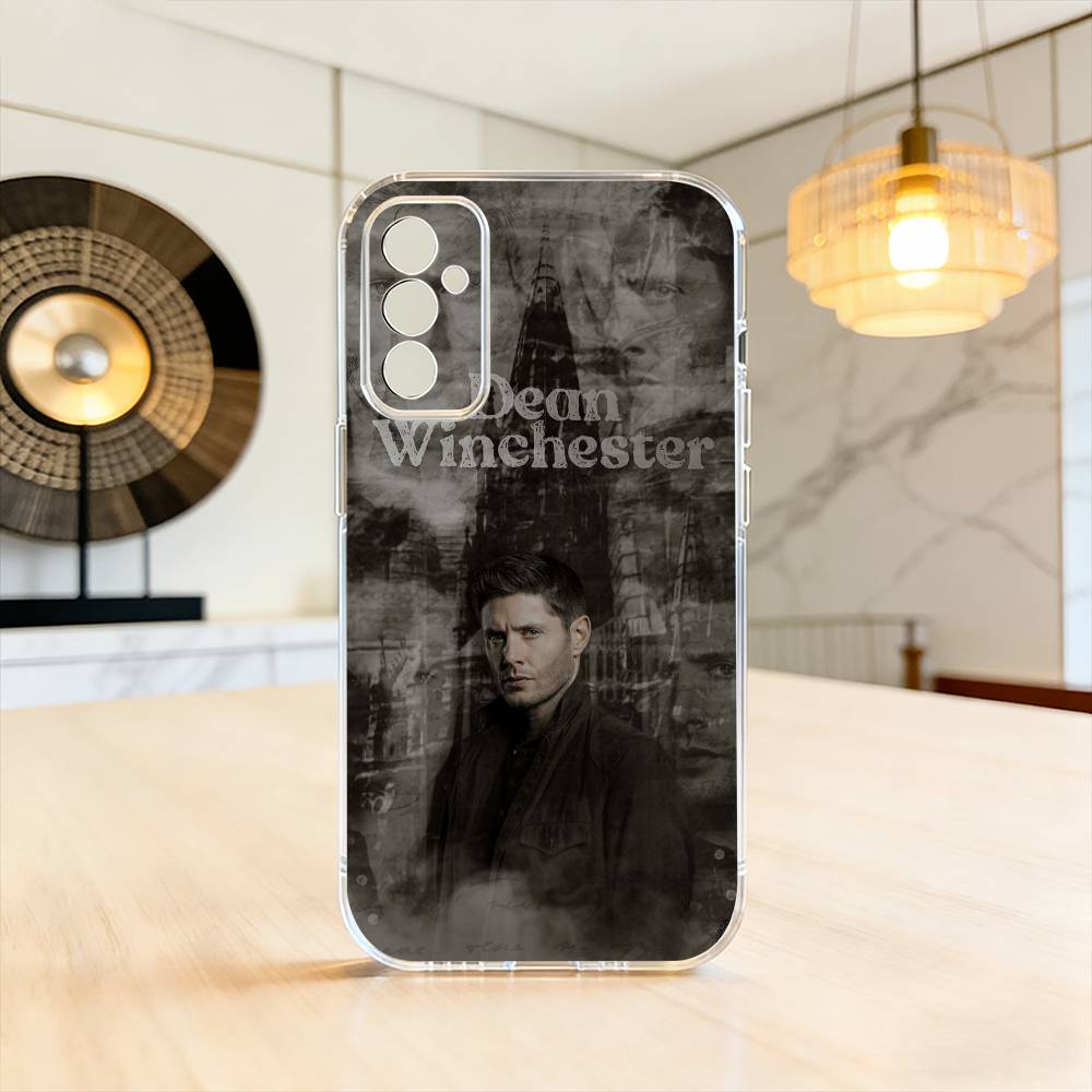 Чехол для телефона S-Supernaturals Дин Винчестер для Samsung A10, 12, 20, 21S, 30, 31, 40, 50, 51, 52, 70, 71 Прозрачный чехол