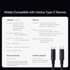 Кабель Baseus USB C на Type C 100 Вт для 15 Plus Pro Max, кабель для быстрой зарядки PD, кабель для передачи данных для Macbook Samsung
